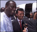 Ravalomanana in Dakar 16. April 2002