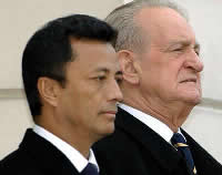 Staatspräsident RAVALOMANANA mit Bundespräsident RAU